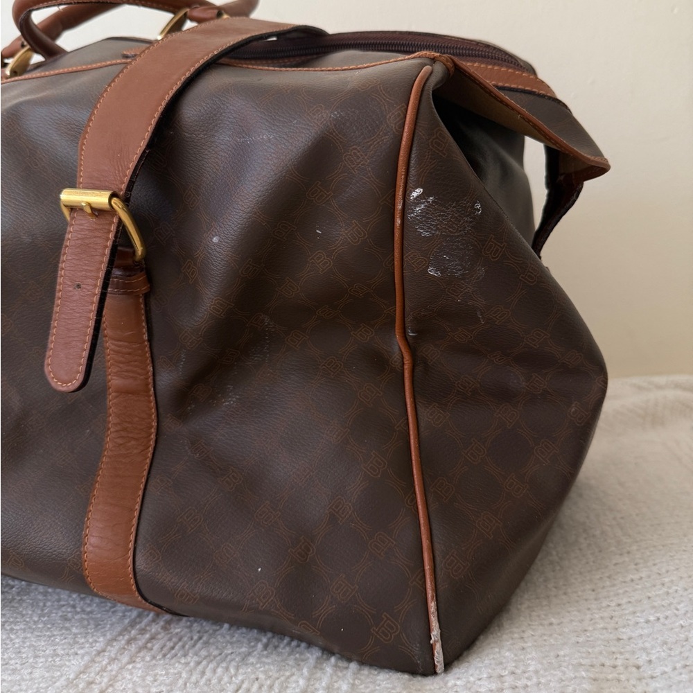 BALLY Vintage Leather Travel Duffle Bag - Picture 4 of 8